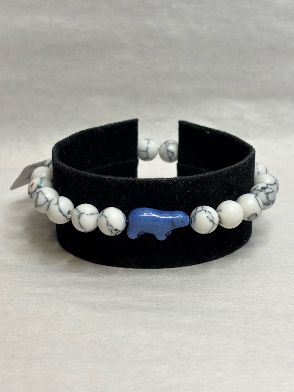 Fahlo The Venture Bracelet Arctic white PBI Blue Beaded Polar Bear #5979